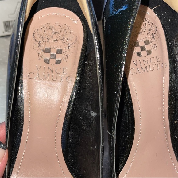 VINCE CAMUTO Marble/Black Patent SZ 6.5 WORN ONCE - Picture 6 of 11